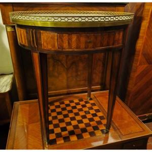 Table bouillotte de style Louis XVI