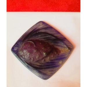 Argy-rousseau Glass Paste Medallion 
