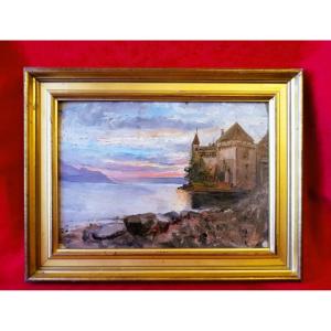 Huile sur carton épais de Gabriel TREVOUX 