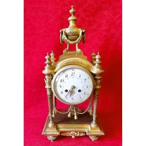 Gilt Bronze Portico Clock 