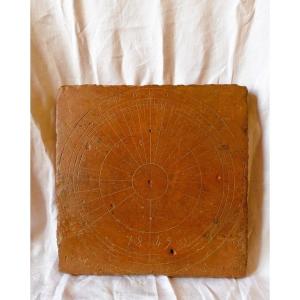 19th Century Terracotta Sundial 