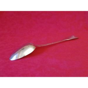 18th Century Silver Stew Spoon 