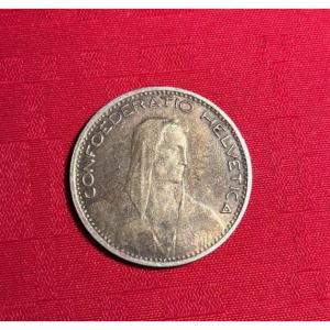 1923 Swiss 5-franc Coin