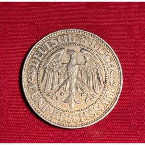 Pièce 5 Reichsmark en argent