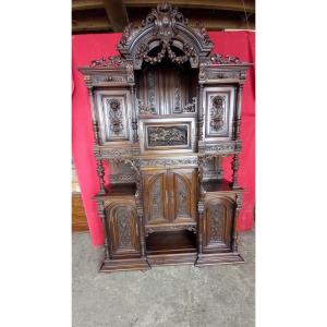 Neo Renaissance Walnut Cabinet