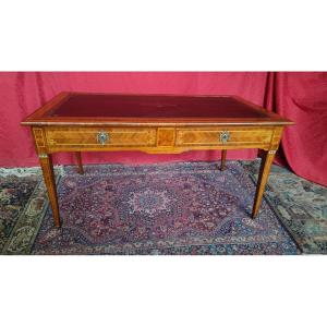 Large Flat Desk Louis XVI Period