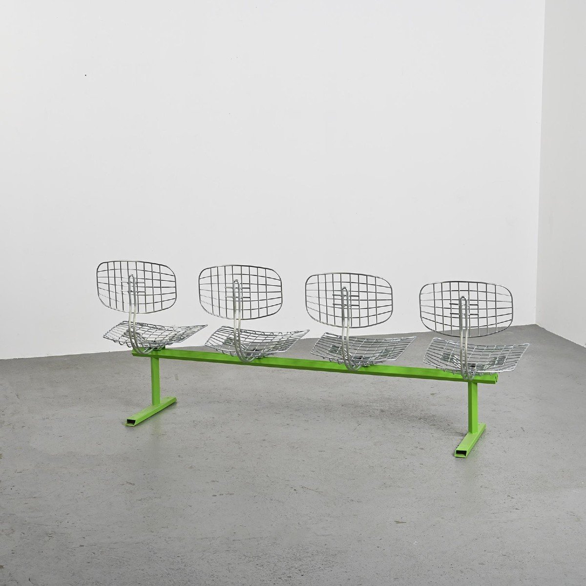Michel Cadestin: Beaubourg Bench With 4 Seats 1974-photo-3