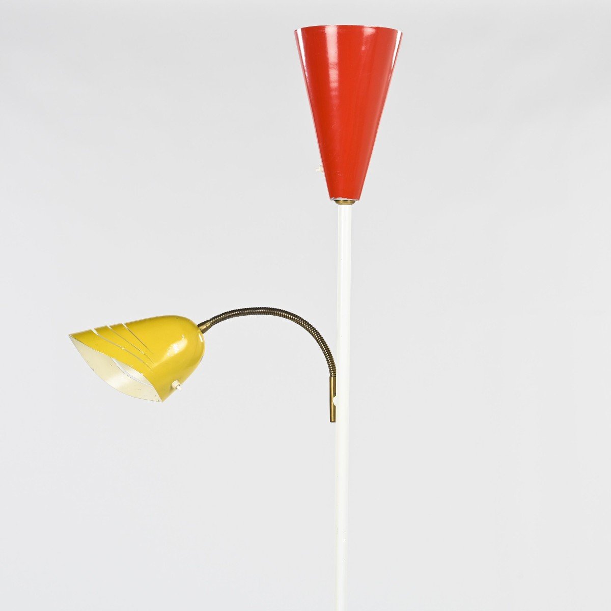 Lampadaire Italien En Métal Laqué, Circa 1960-photo-2