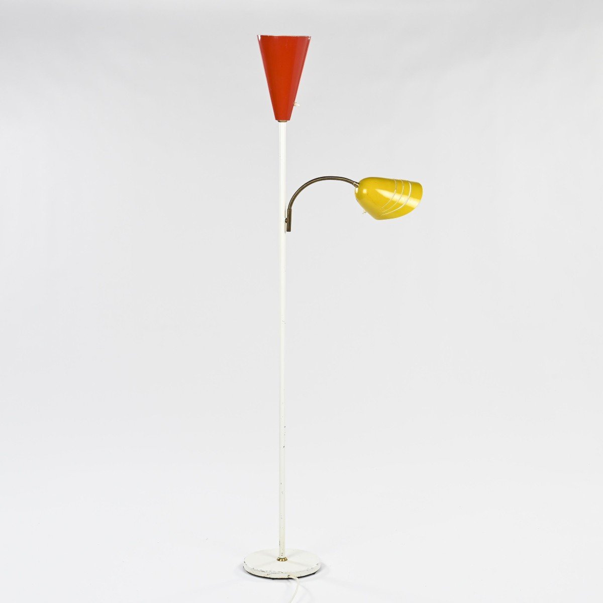Lampadaire Italien En Métal Laqué, Circa 1960-photo-2