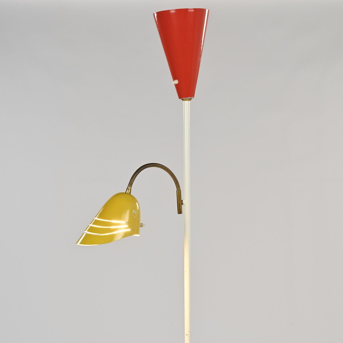 Lampadaire Italien En Métal Laqué, Circa 1960-photo-6