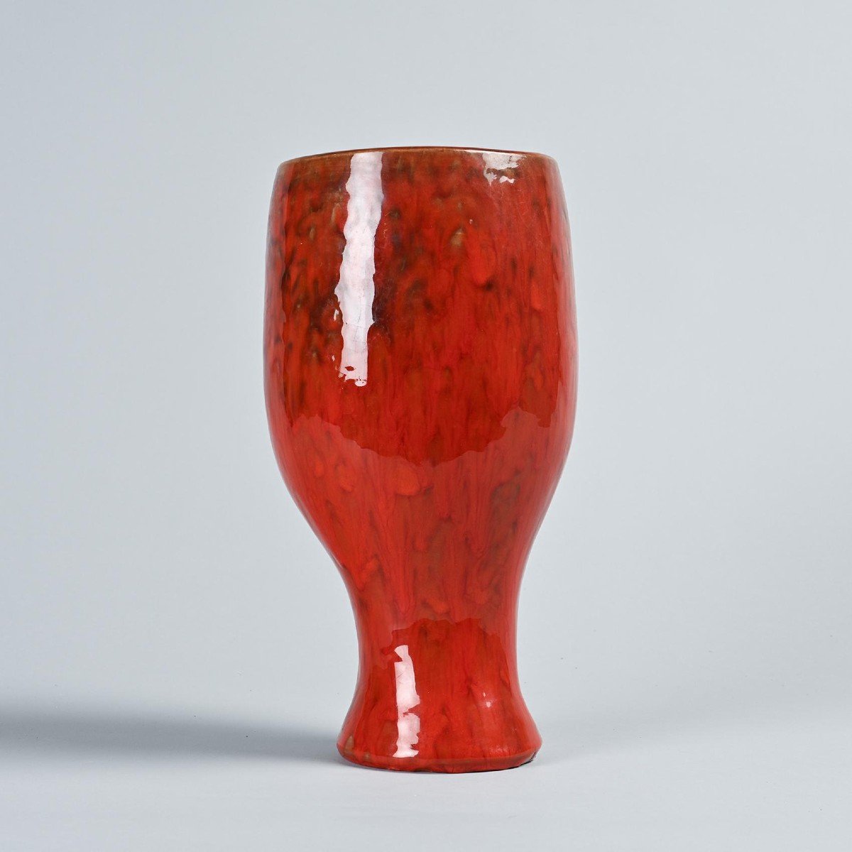  Pièce Unique:  Large Vase Par Robert Et Jean Cloutier, Circa 1955 -photo-2