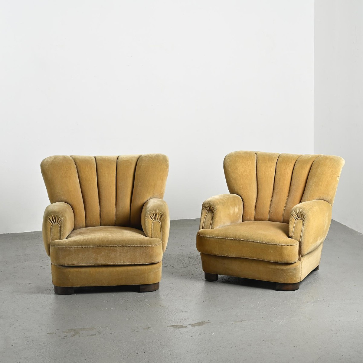 Paire De Fauteuils Art Déco Danois, Années 1940