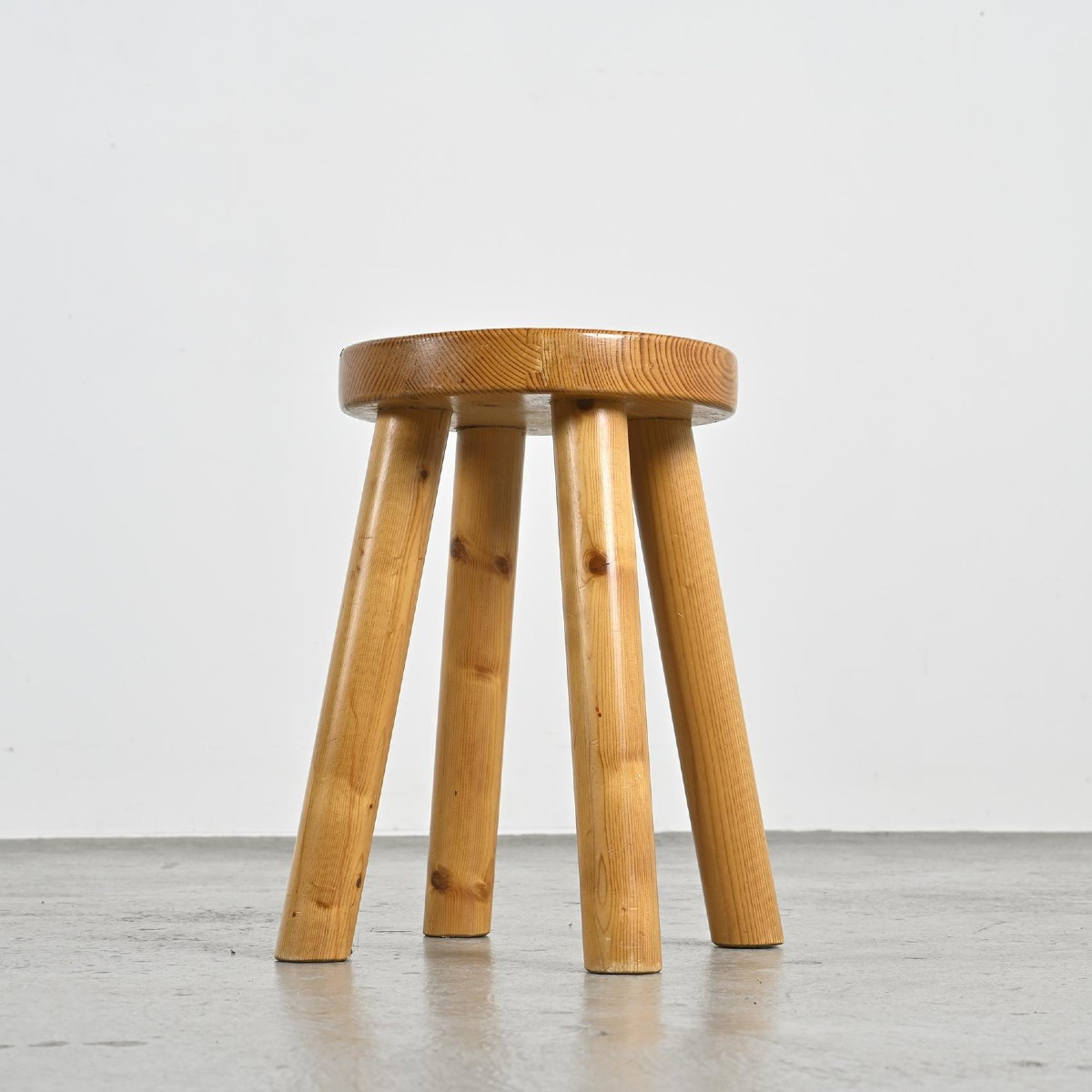 Stool By Charlotte Perriand For Les Arcs 1600, Circa 1965 