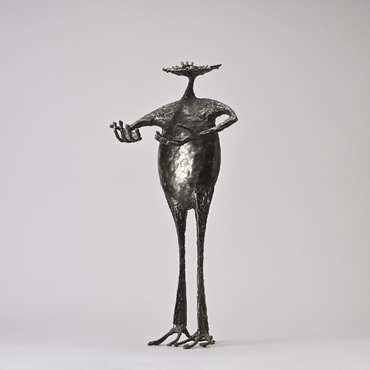 Anthropomorphic Sculpture By Michel Anasse, France Circa 1965 