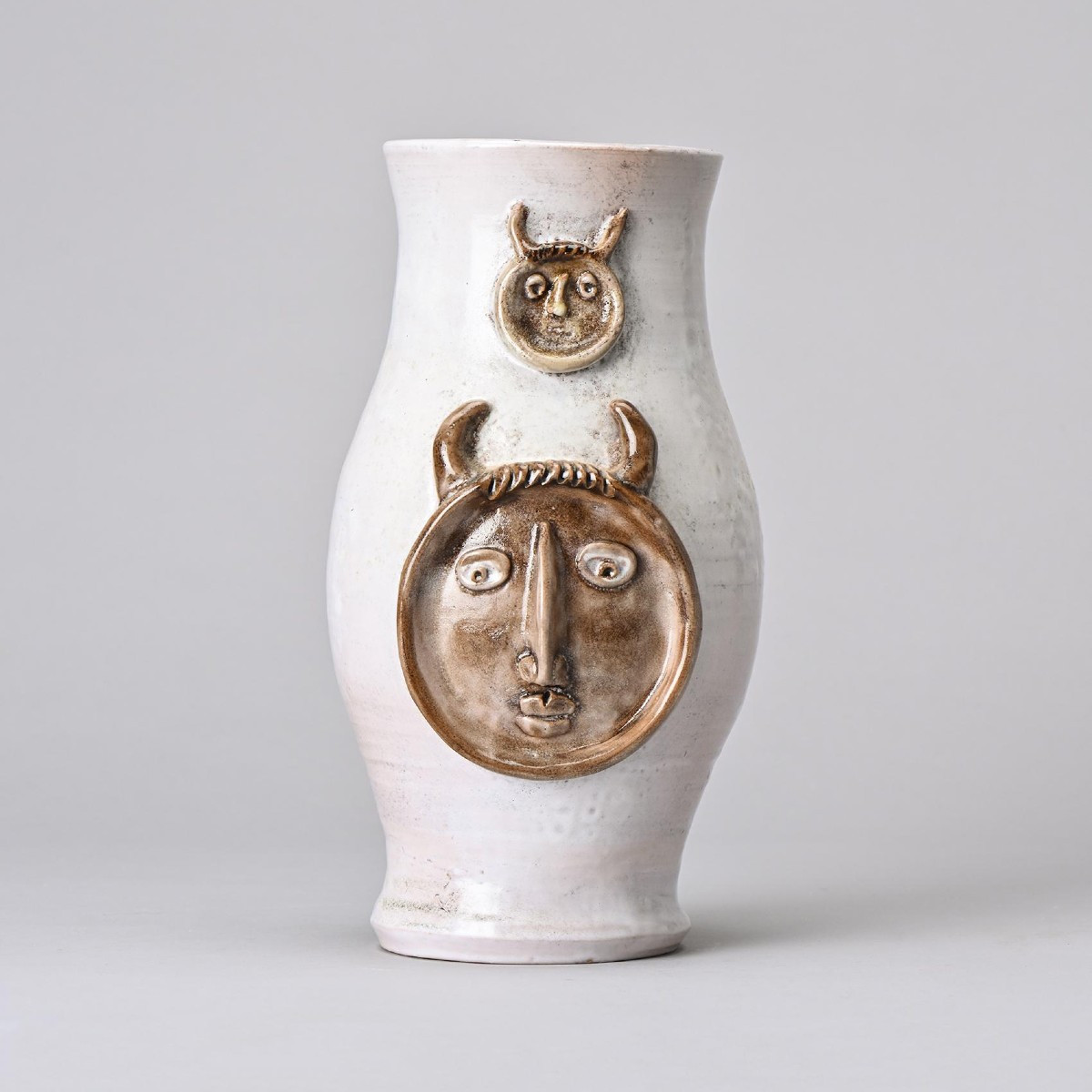 Vase With Devils By Robert And Jean Cloutier, Circa 1965