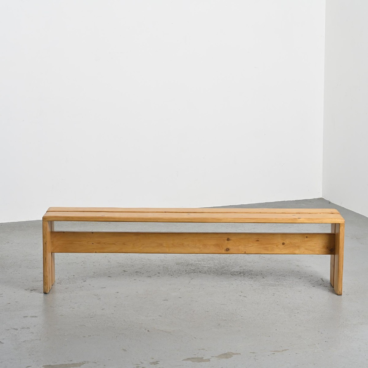 Banc En Pin Massif, Les Arcs, Circa 1973 