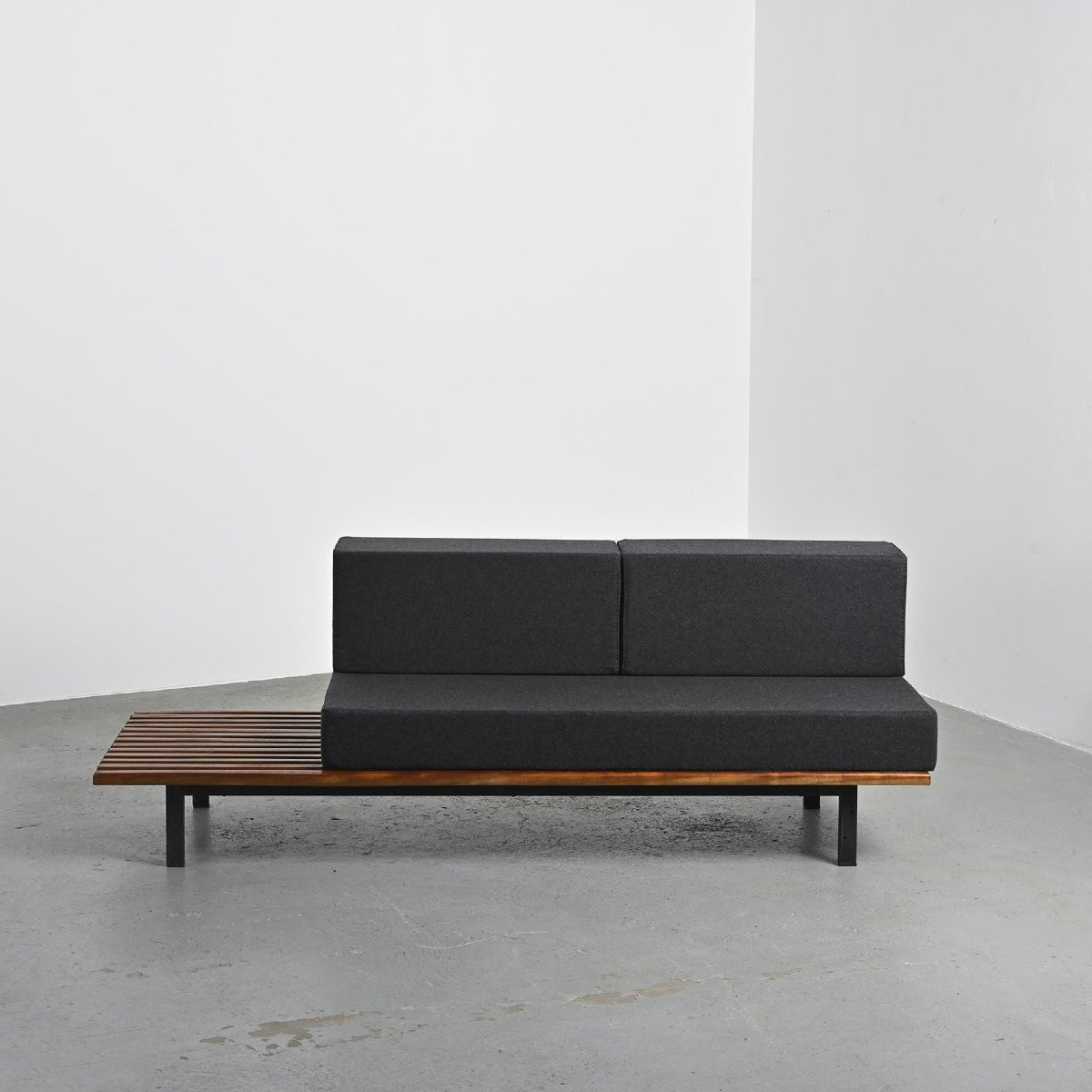 Charlotte Perriand Cansado Bench In Mahogany, Circa 1962-photo-3