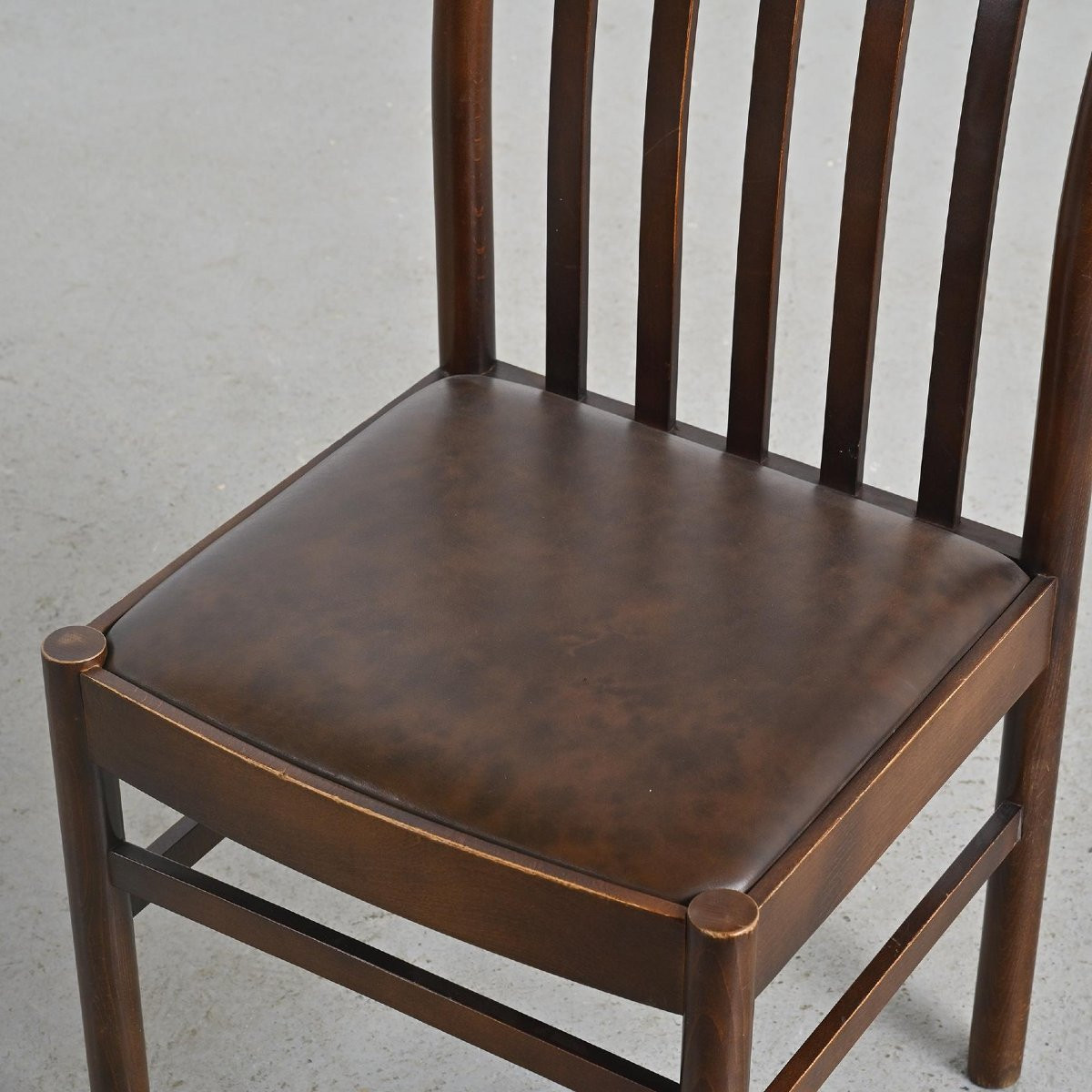 Set Of 4 Chairs By Isamu Kenmochi, Akita Mokko Edition, Japan 1970 -photo-4