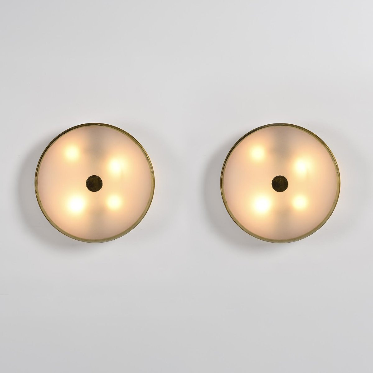 Pair Of Wall Sconces, Maison Lunel, Circa 1955 -photo-2