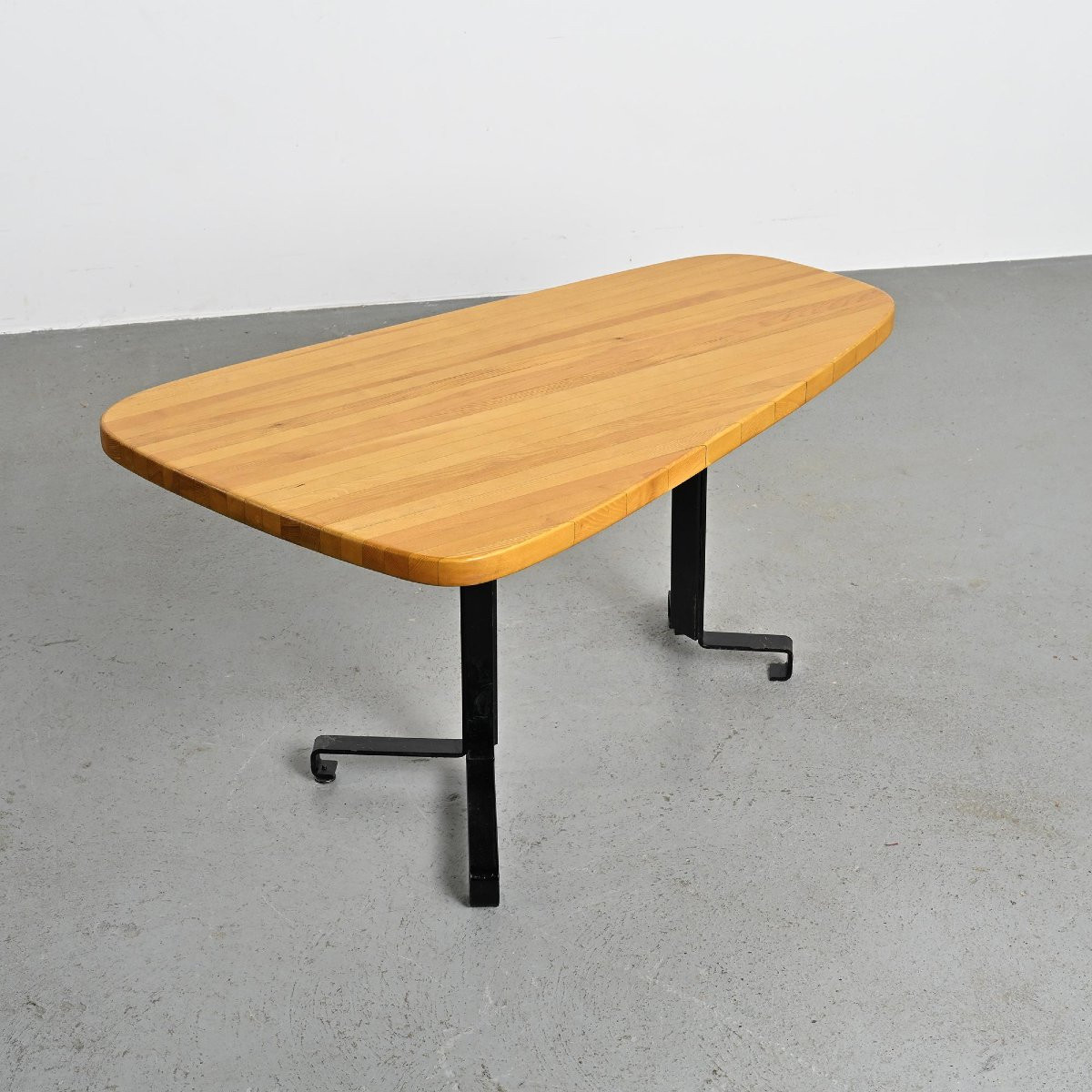 Free-form Table, Charlotte Perriand For Les Arcs, Circa 1986-photo-4