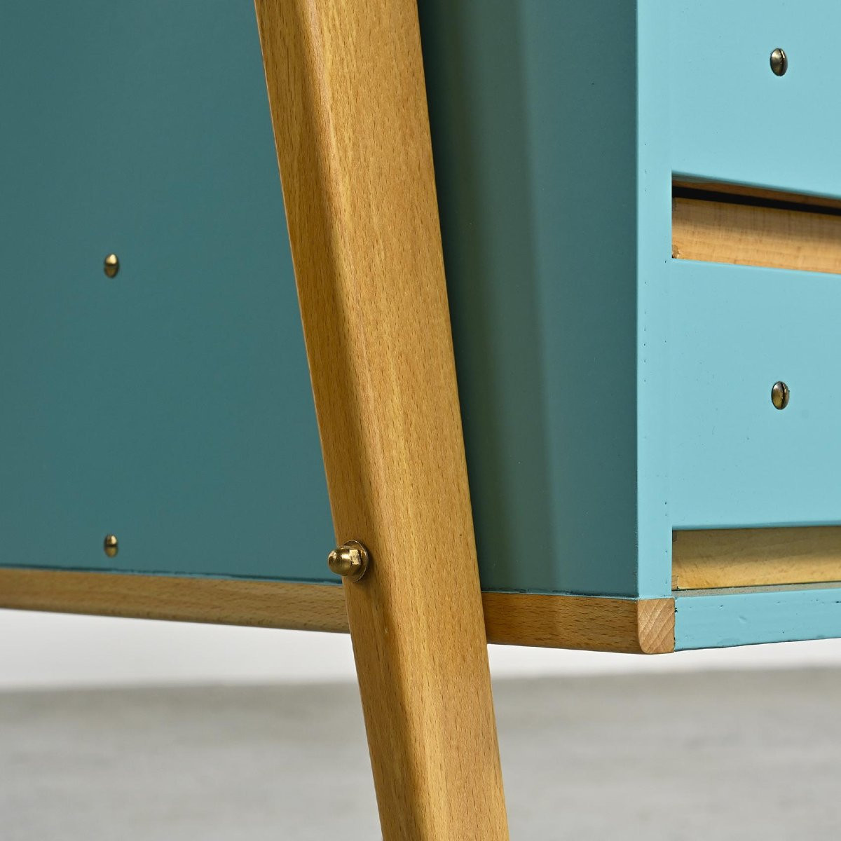 Bureau et chaise par André Sornay, Sornay Meubles Lyon 1955-photo-3