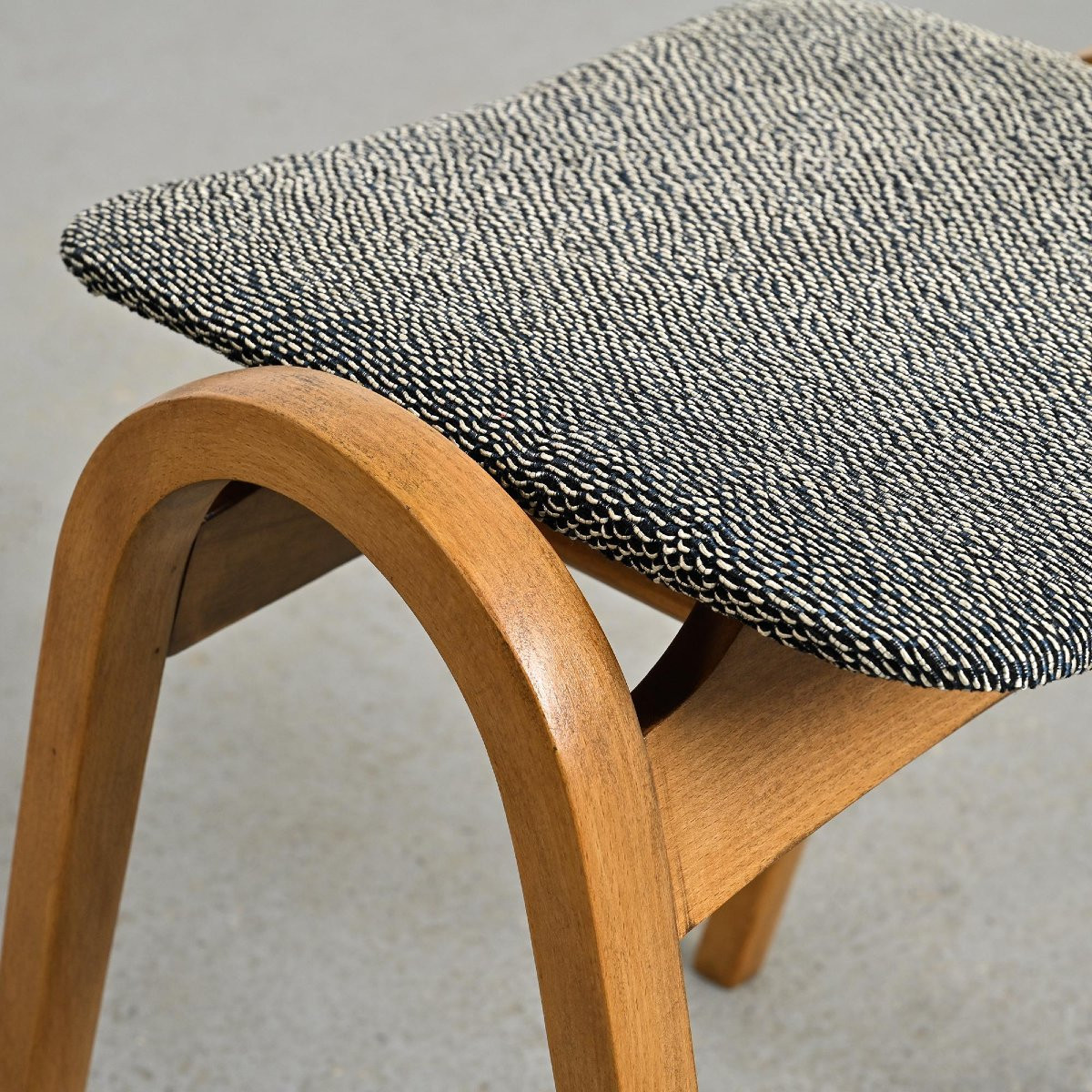 Pair Of Stools By Isamu Kenmochi For Akita Mokko, Japan Circa 1960-photo-2