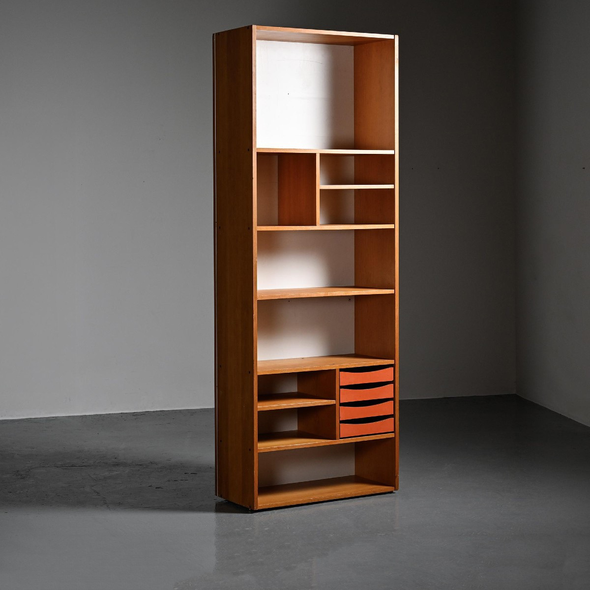 Bookcase By Pierre Guariche For Negroni, La Plagne, 1960s