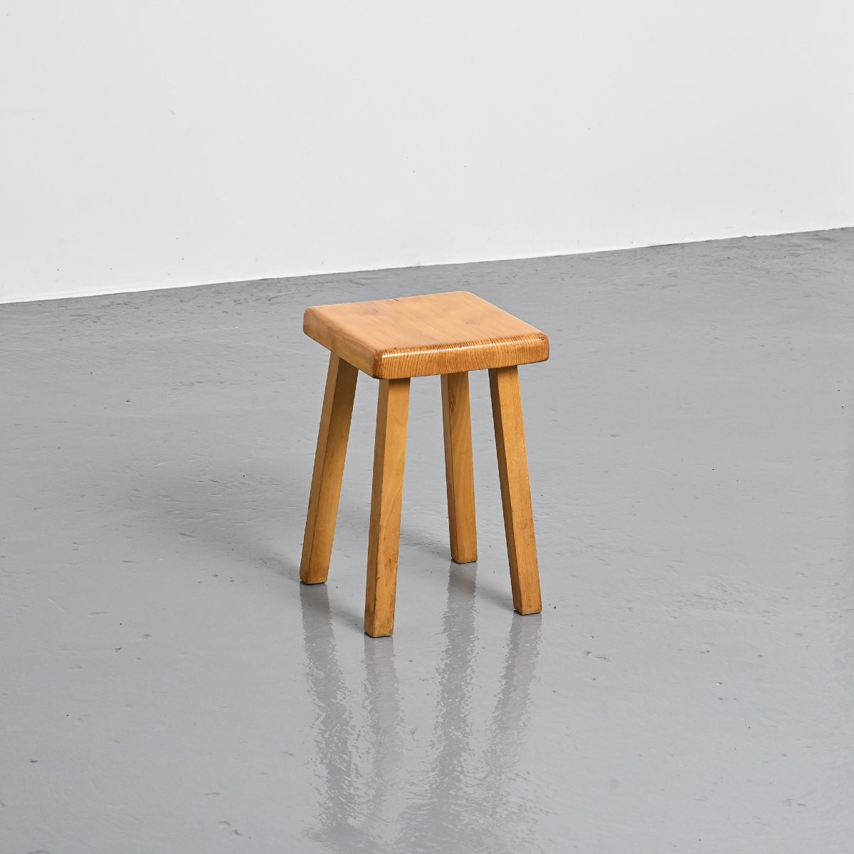 Vintage Stool By Charlotte Perriand, Les Arcs, France-photo-2