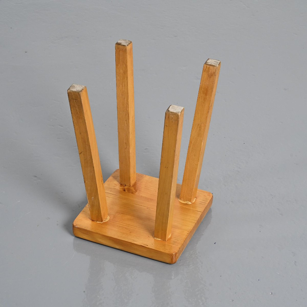 Vintage Stool By Charlotte Perriand, Les Arcs, France-photo-4