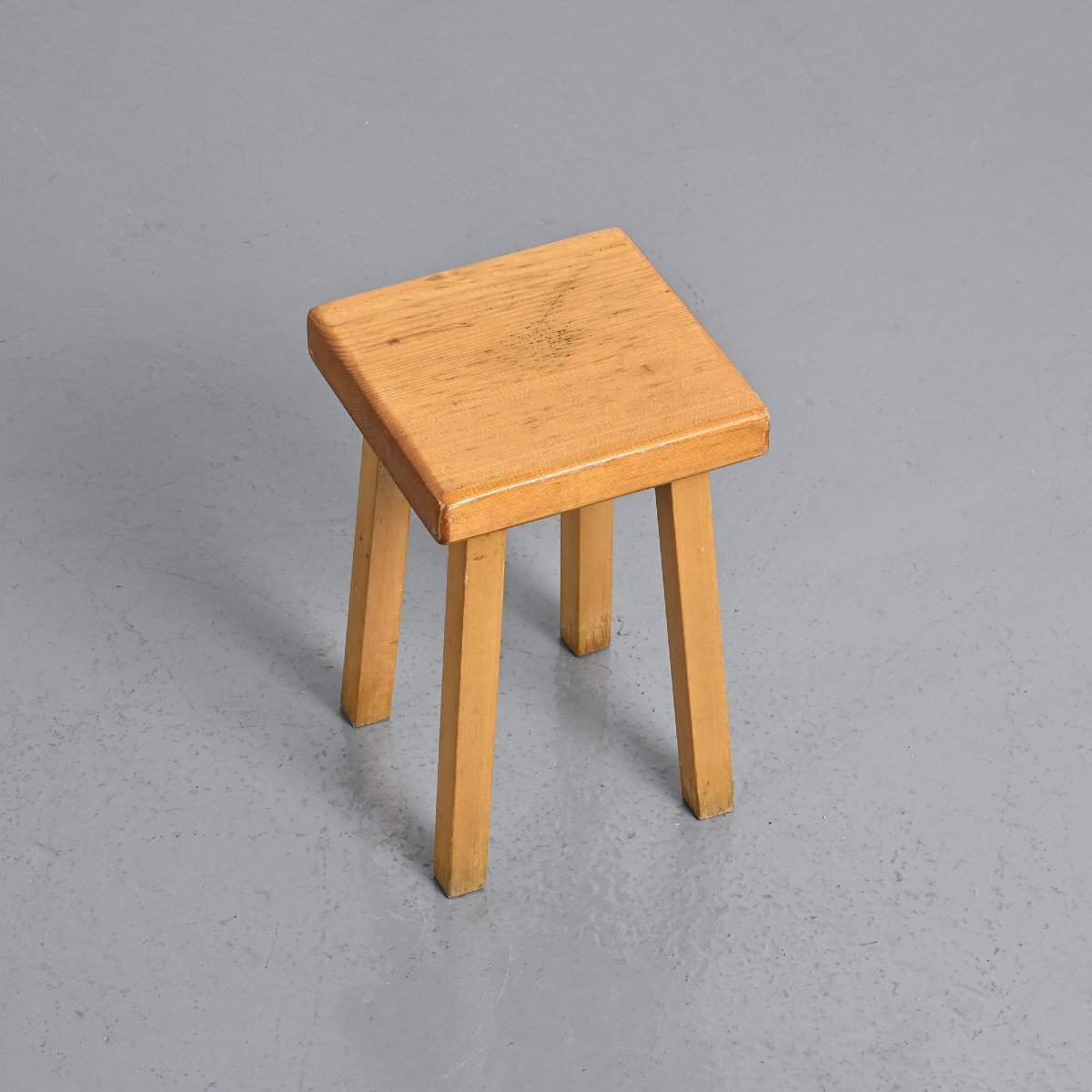Tabouret vintage par Charlotte Perriand, Les Arcs, France-photo-3