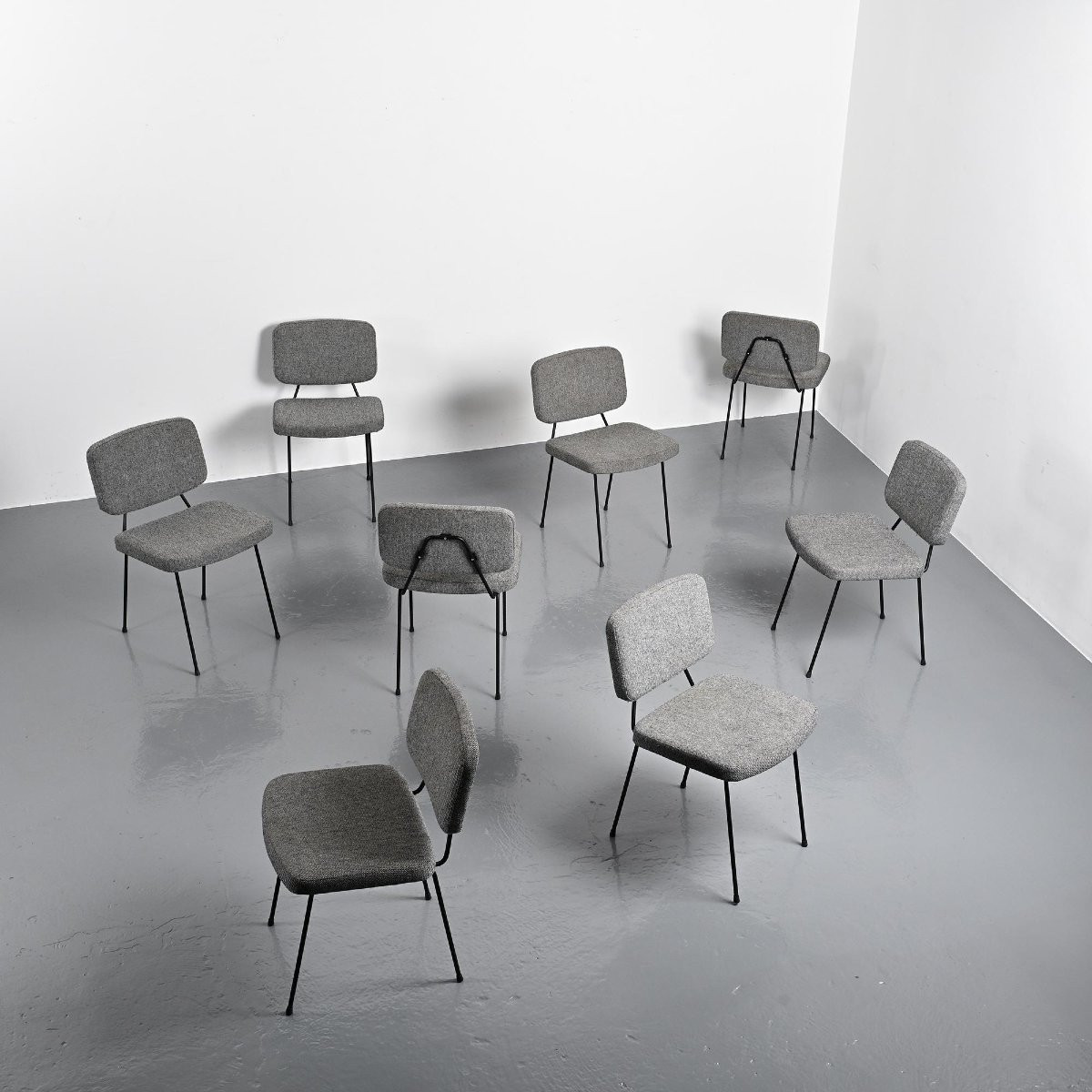 F0907 Moulin Chairs By Pierre Paulin, Artifort Circa 2000, Set Of 8-photo-4
