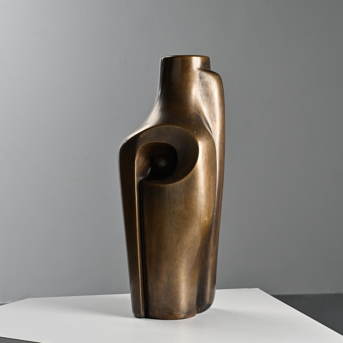 Sculpture en bronze par Robert Neuhauser, Suisse années 1980-photo-2