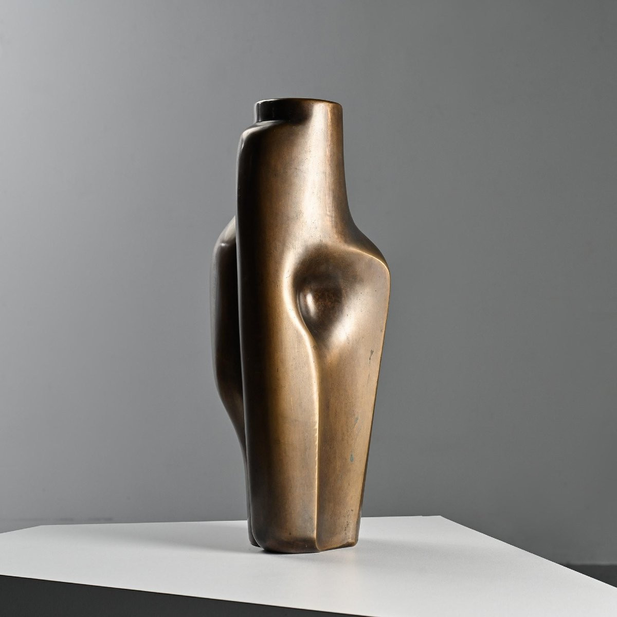 Sculpture en bronze par Robert Neuhauser, Suisse années 1980-photo-3