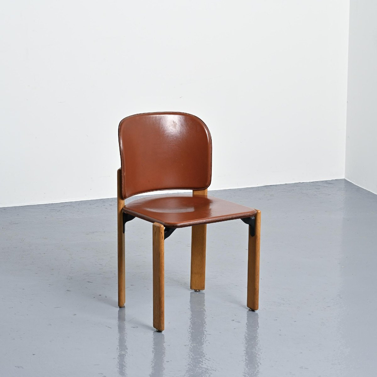 Suite de six chaises par Bruno Rey, Dietiker, Suisse, circa 1971 -photo-3