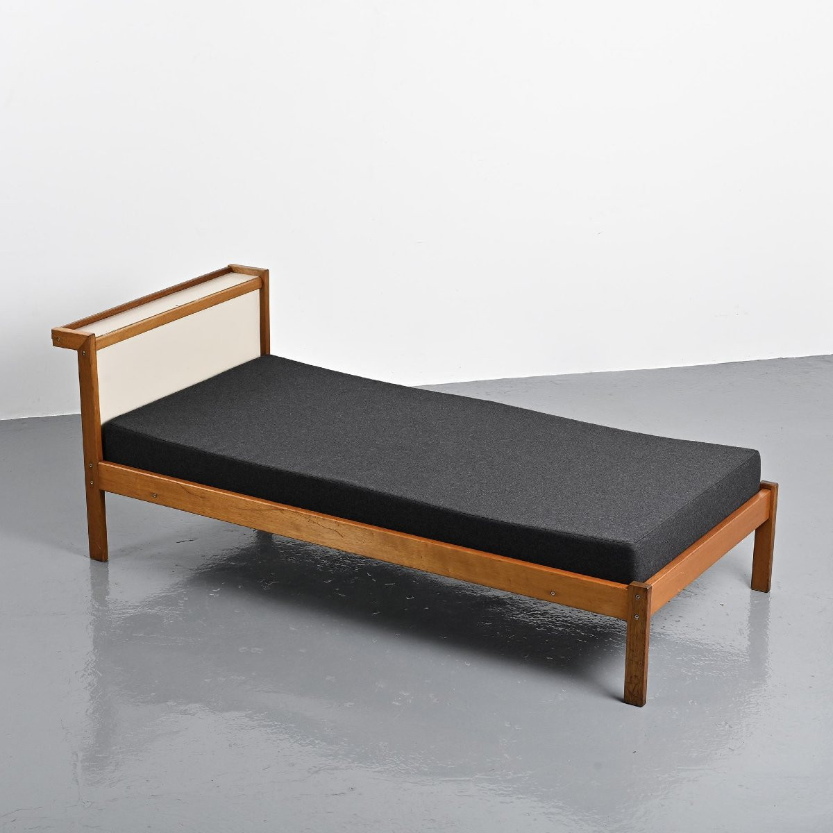 Mahogany Bed  By André Sornay, Circa 1960-photo-3
