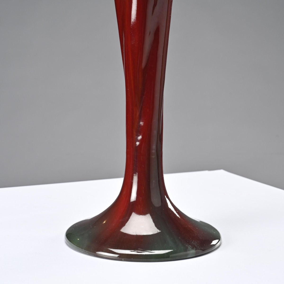 Paire de vases en céramique émaillée par Delphin Massier, France, fin XIXe siècle-photo-4