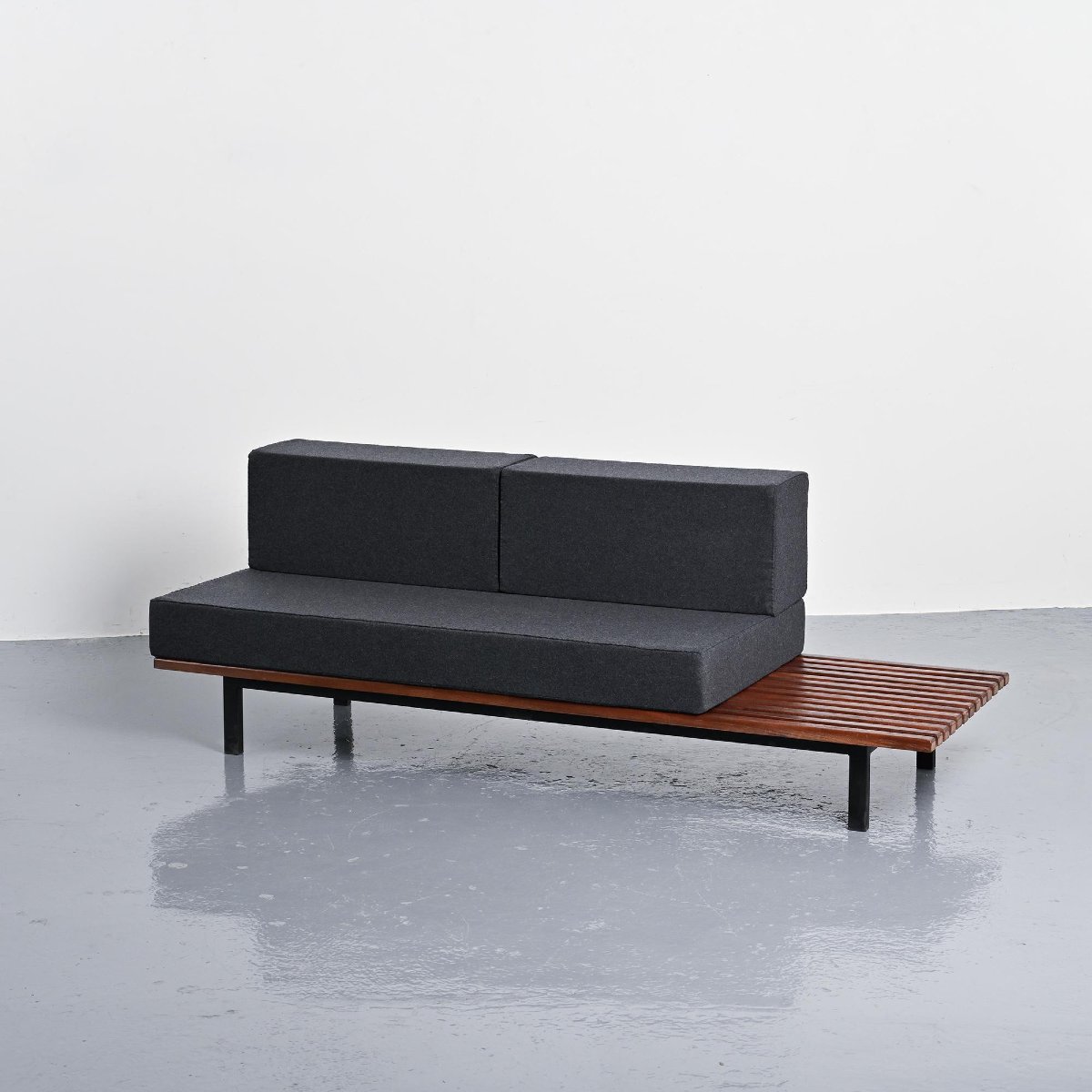 Charlotte Perriand Banquette Cansado en acajou, circa 1962