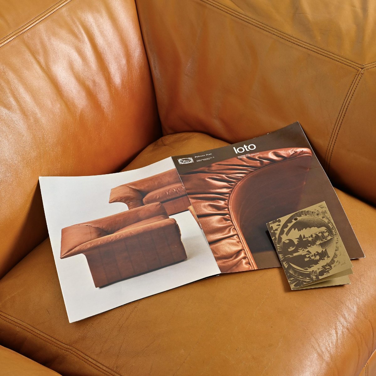 Pair Of Loto Leather Sofas By Luigi Massoni For Poltrona Frau, Italy, 1976-photo-4
