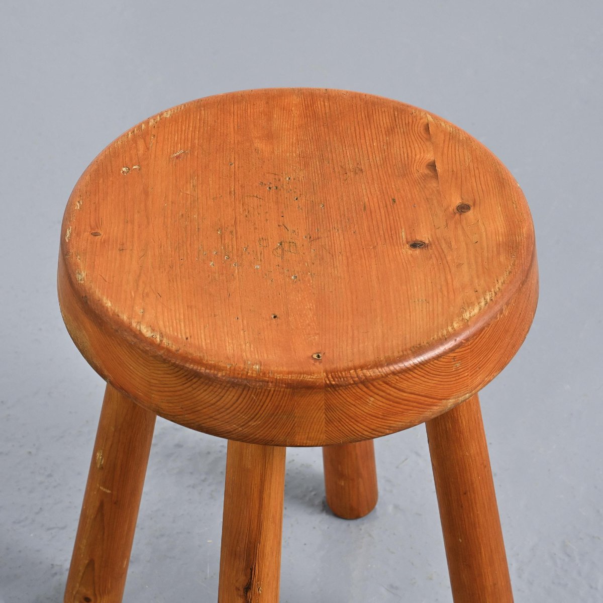  Tabouret Massue par Charlotte Perriand,  années 1970 -photo-3