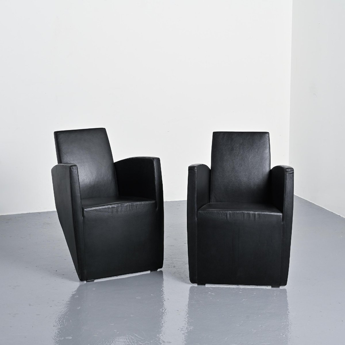 Pair Of J. Lang Armchairs Designed By Philippe Starck, Driade 1987 -photo-4