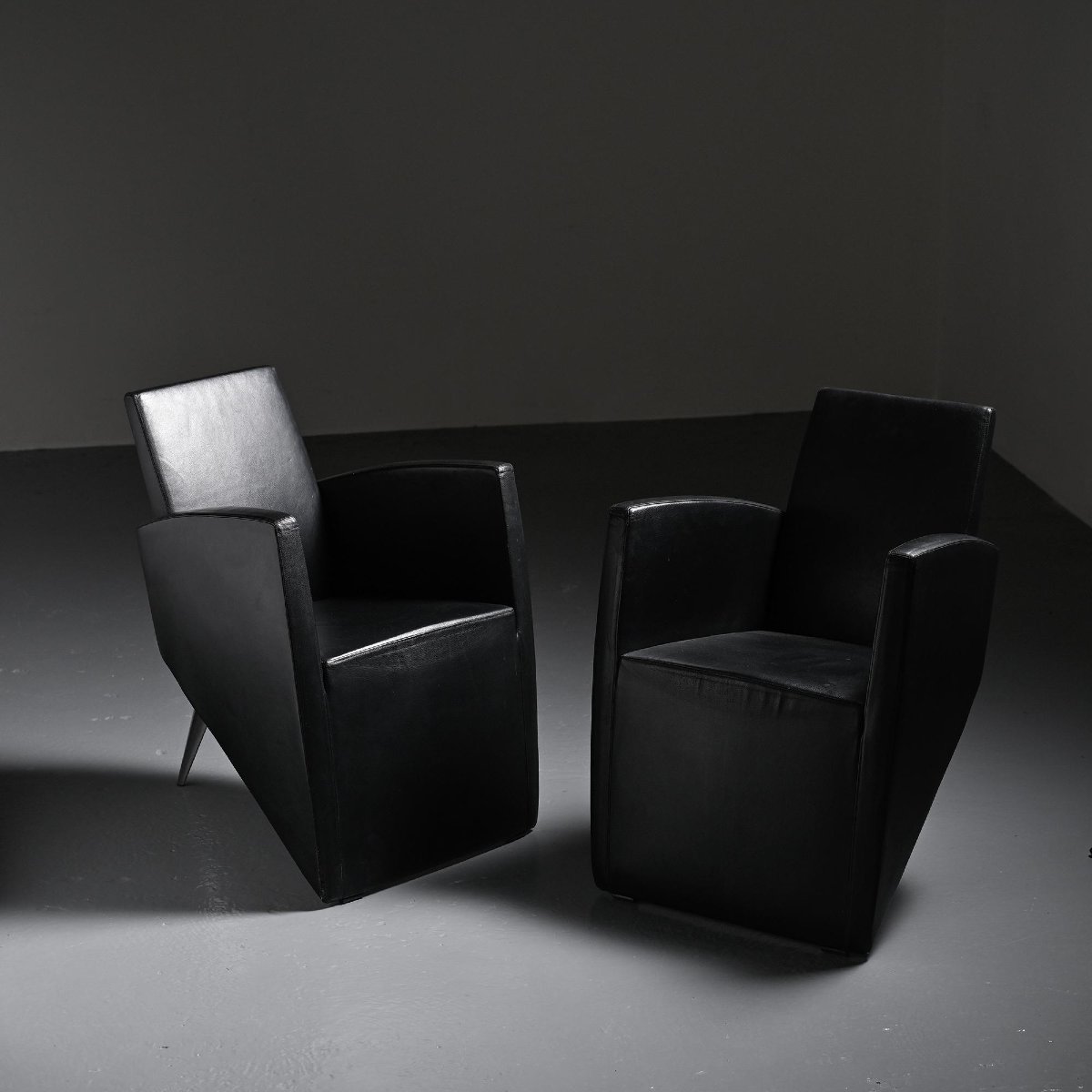 Pair Of J. Lang Armchairs Designed By Philippe Starck, Driade 1987 