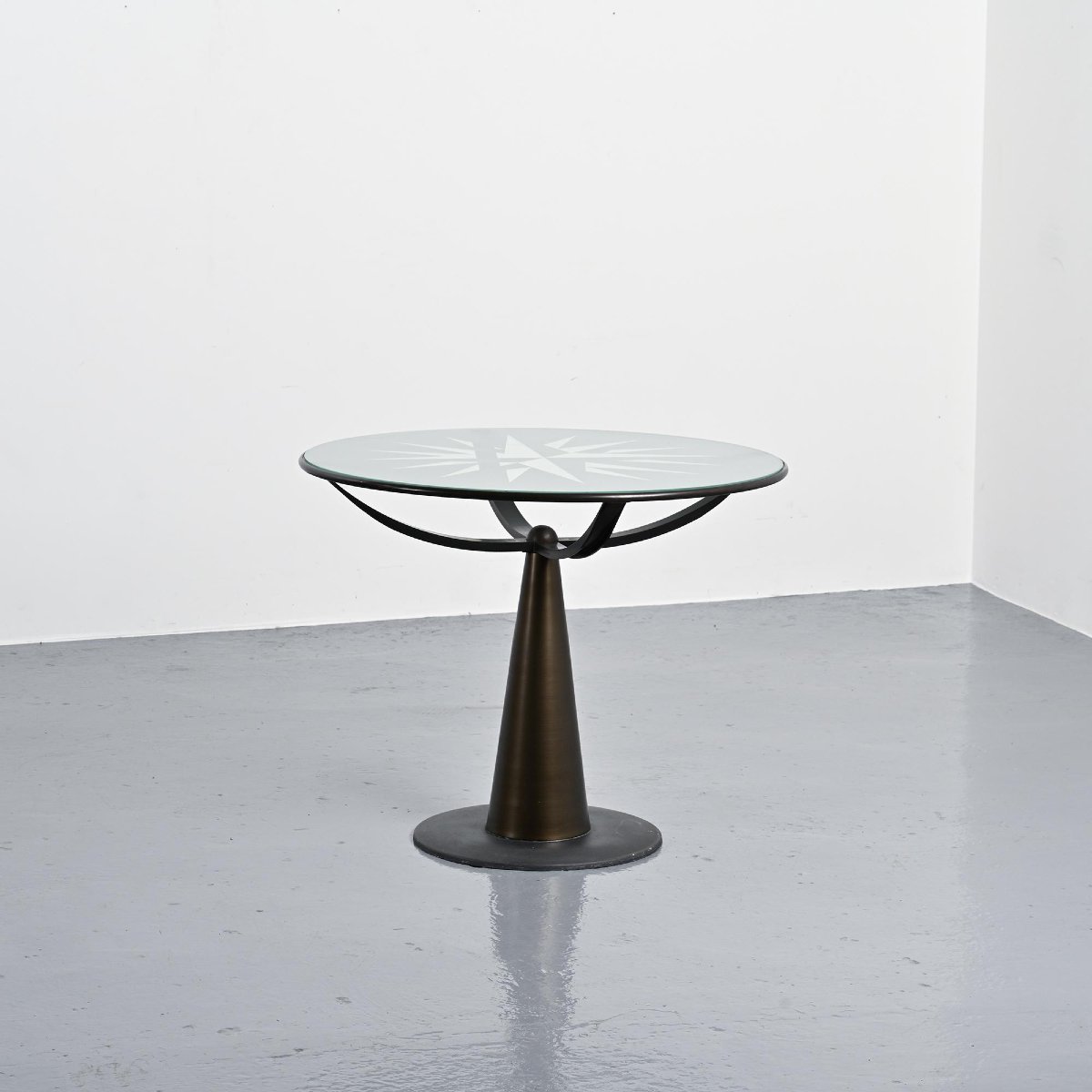 Table Astrolabio par Oscar Tusquets pour Aleph-Driade, Italie, vers 1980 -photo-2