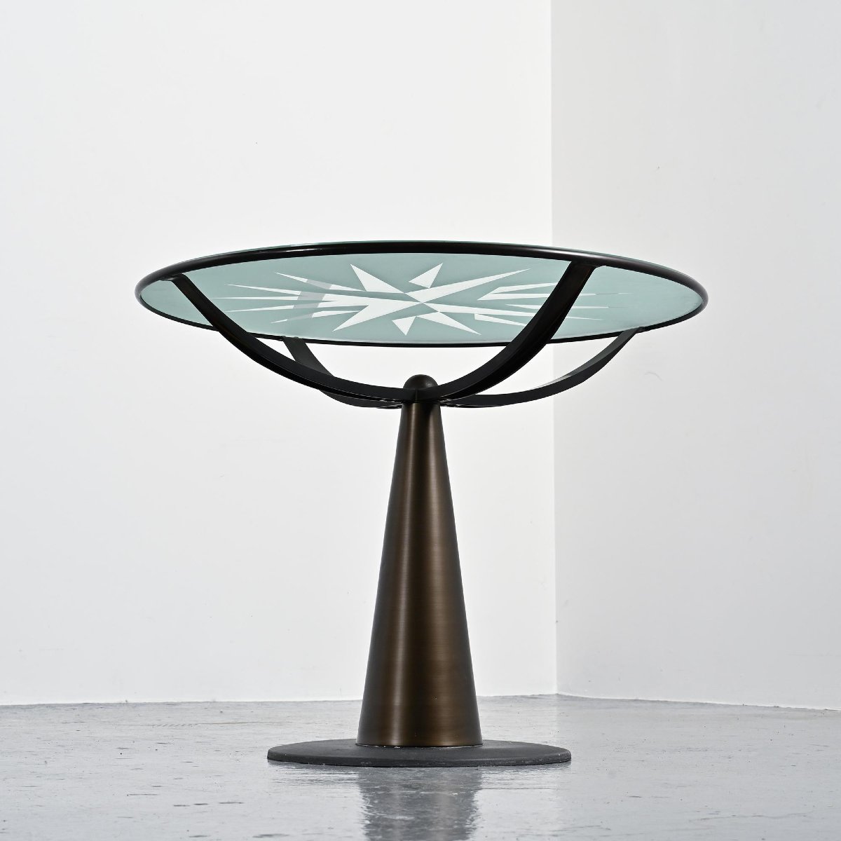 Table Astrolabio par Oscar Tusquets pour Aleph-Driade, Italie, vers 1980 -photo-3