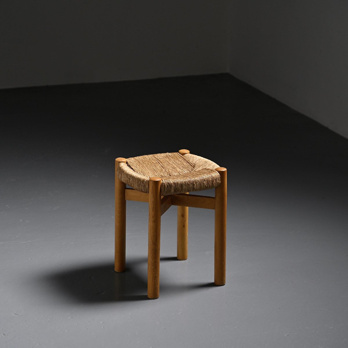 Meribel Stool By Charlotte Perriand, 1955 Edition