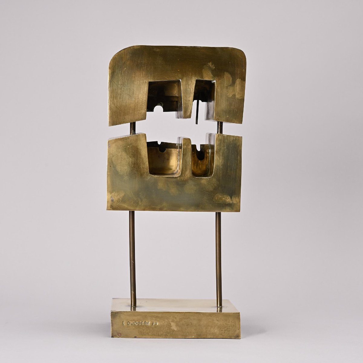 Brass Sculpture By Lyse Oudoire, France, 1970s-photo-3