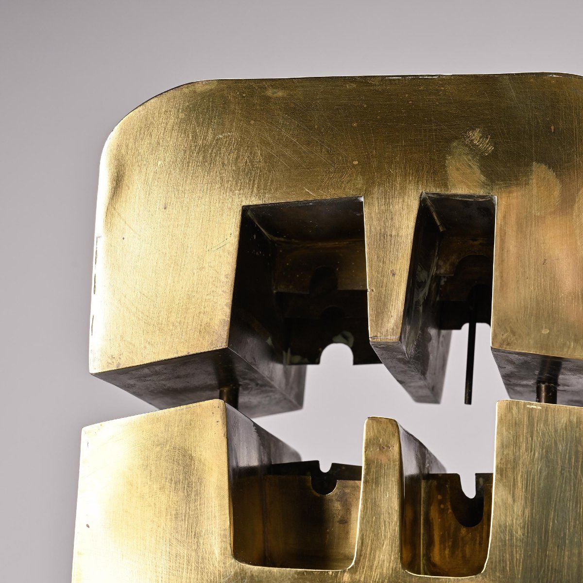 Brass Sculpture By Lyse Oudoire, France, 1970s-photo-5