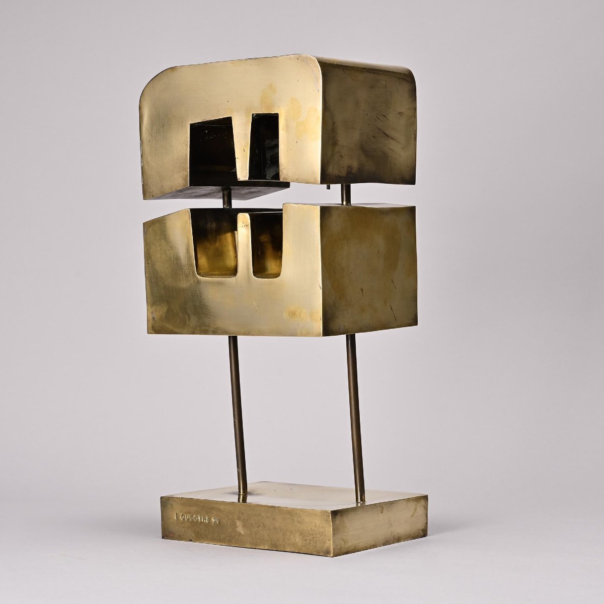 Brass Sculpture By Lyse Oudoire, France, 1970s-photo-6