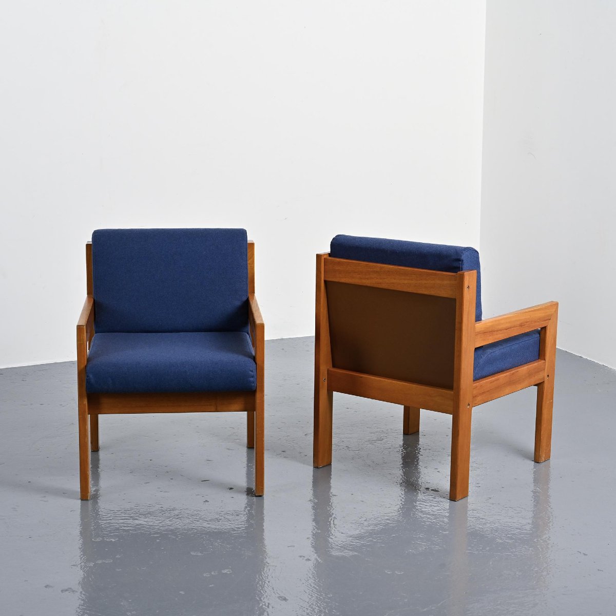 Paire de fauteuils par André Sornay, vers 1960 -photo-3