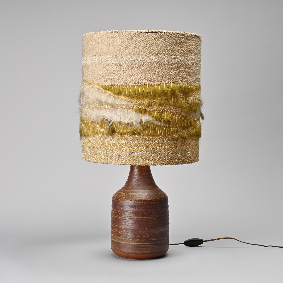Ceramic Lamp By Jacques Pouchain, Atelier Dieulefit, 1960s-photo-2
