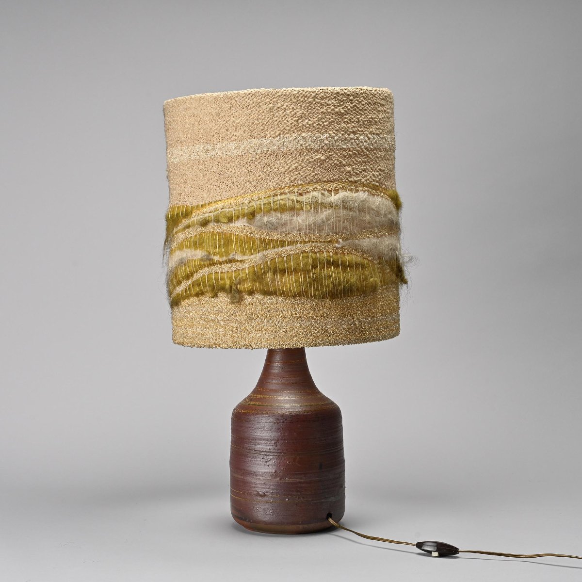Ceramic Lamp By Jacques Pouchain, Atelier Dieulefit, 1960s-photo-1